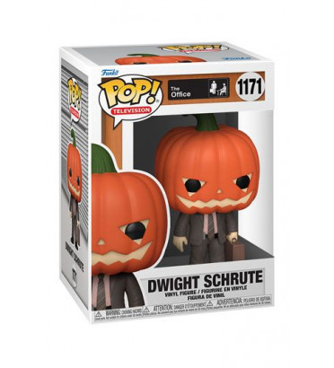 DWIGHT SCHRUTE WITH PUMPKINHEAD / THE OFFICE / FIGURINE FUNKO POP