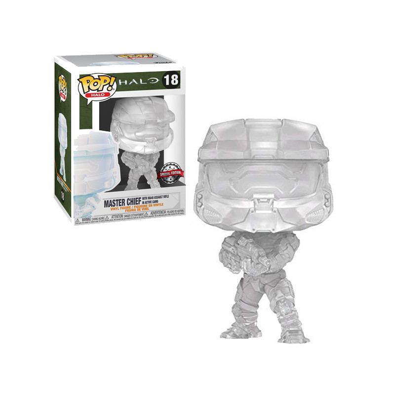 MASTER CHIEF IN ACTIVE CAMO / HALO / FIGURINE FUNKO POP / EXCLUSIVE SPECIAL EDITION