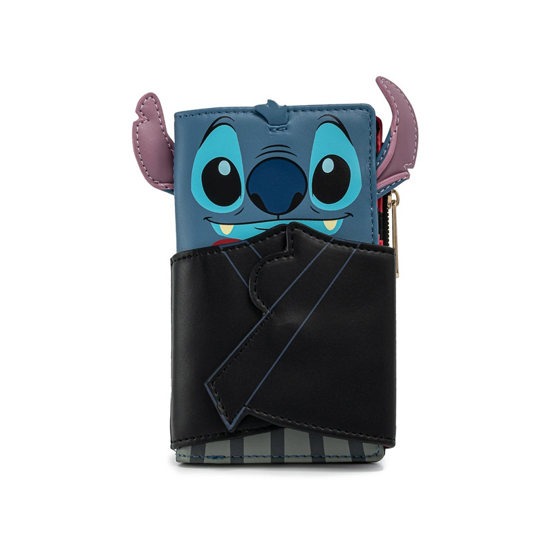 PORTEFEUILLE VAMPIRE STITCH BOW TIE / LILO ET STITCH / LOUNGEFLY