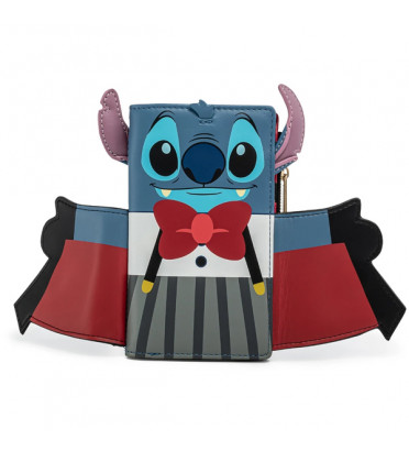 PORTEFEUILLE VAMPIRE STITCH BOW TIE / LILO ET STITCH / LOUNGEFLY