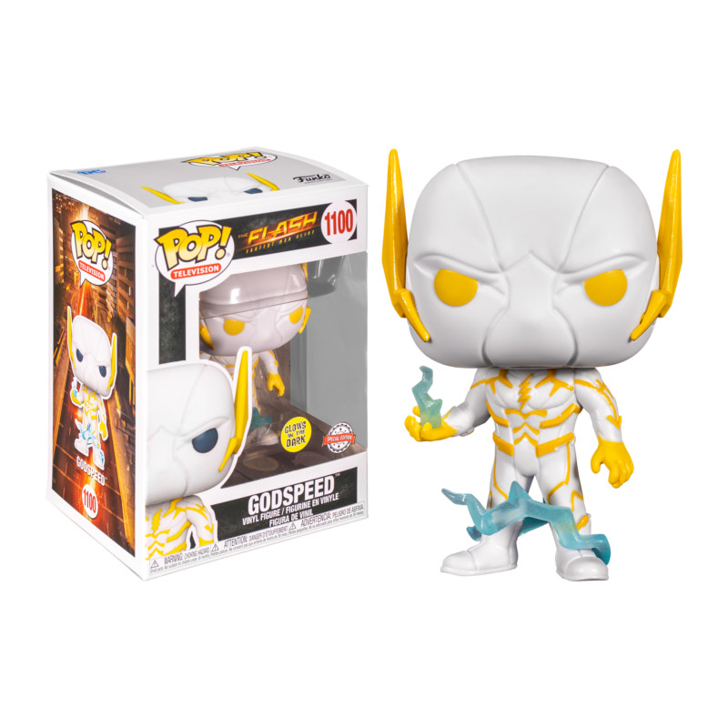 GODSPEED / THE FLASH FASTEST MAN ALIVE / FIGURINE FUNKO POP / EXCLUSIVE SPECIAL EDITION / GITD