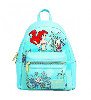 MINI SAC A DOS ARIEL UNDERWATER / LA PETITE SIRENE / LOUNGEFLY