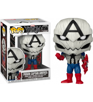 POISON CAPTAIN AMERICA / VENOM / FIGURINE FUNKO POP / EXCLUSIVE SPECIAL EDITION