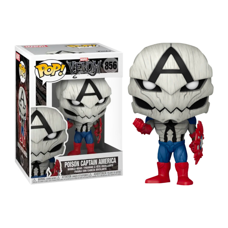 POISON CAPTAIN AMERICA / VENOM / FIGURINE FUNKO POP / EXCLUSIVE SPECIAL EDITION