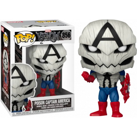 POISON CAPTAIN AMERICA / VENOM / FIGURINE FUNKO POP / EXCLUSIVE SPECIAL EDITION