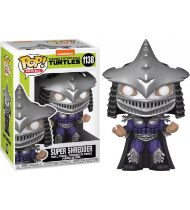 SUPER SHREDDER METALLIC VAGUE 2 / LES TORTUES NINJA / FIGURINE FUNKO POP / SPECIAL EDITION