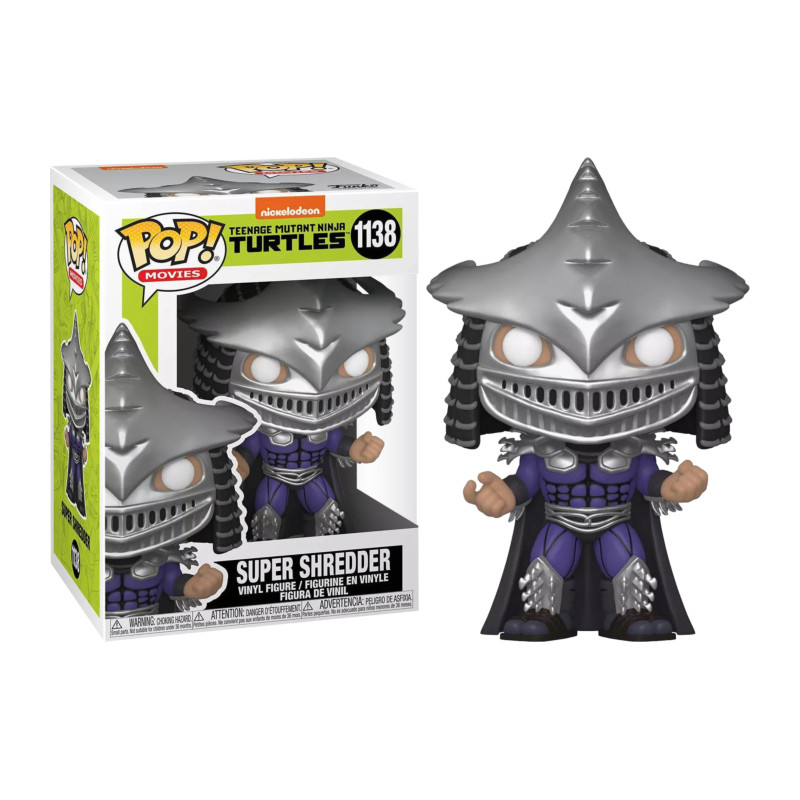 SUPER SHREDDER METALLIC VAGUE 2 / LES TORTUES NINJA / FIGURINE FUNKO POP / SPECIAL EDITION