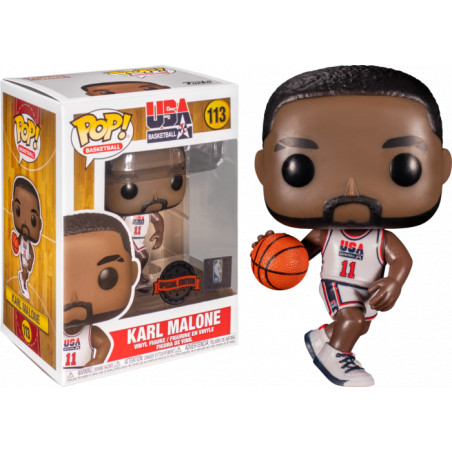 KARL MALONE / USA BASKETBALL / FIGURINE FUNKO POP / EXCLUSIVE SPECIAL EDITION