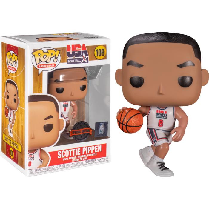 Figurine Scottie Pippen / Usa Basketball / Funko Pop Basketball 109 /  Exclusive Special Edition