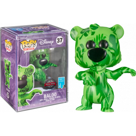 BALOO ARTIST SERIE WITH POP PROTECTOR / LE LIVRE DE LA JUNGLE / FIGURINE FUNKO POP / EXCLUSIVE SPECIAL EDITION