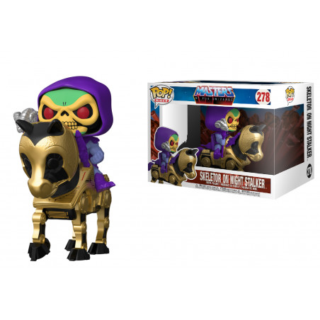 SKELETOR ON NIGHT STALKER / LES MAITRES DE L'UNIVERS / FIGURINE FUNKO POP