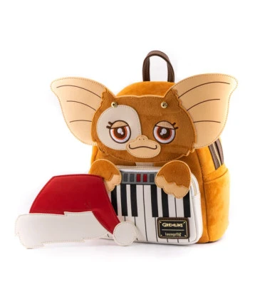 MINI SAC A DOS GIZMO HOLIDAY COSPLAY WITH REMOVABLE HAT / LES GREMLINS / LOUNGEFLY MINI SAC A DOS GIZMO HOLIDAY COSPLAY WITH REMOVABLE HAT / LES GREMLINS / LOUNGEFLY