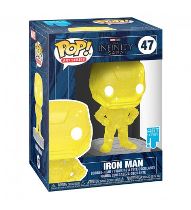 IRON MAN ARTIST SERIES WITH POP PROTECTOR / INFINITY SAGA / FIGURINE FUNKO POP