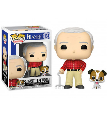 MARTIN WITH EDDIE / FRASIER / FIGURINE FUNKO POP