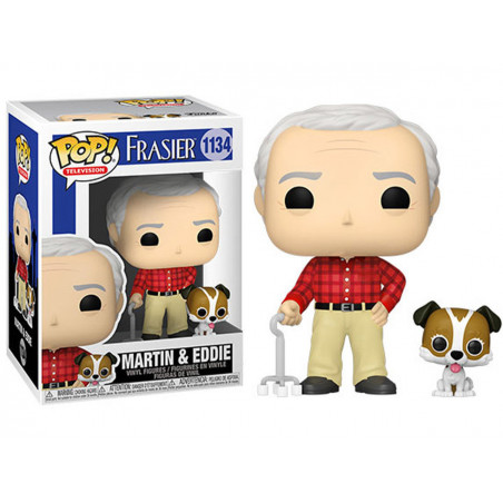 MARTIN WITH EDDIE / FRASIER / FIGURINE FUNKO POP