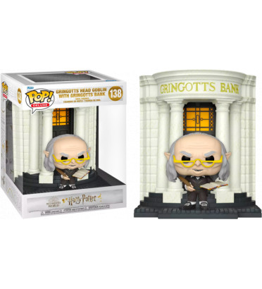 DIAGON ALLEY GRINGOTTS HEAD GOBLIN WITH GRINGOTTS BANK / HARRY POTTER / FIGURINE FUNKO POP / EXCLUSIVE SPECIAL EDITION