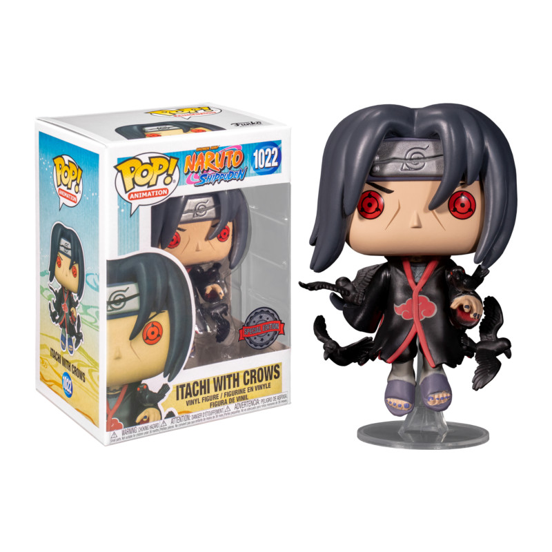 ITACHI WITH CROWS / NARUTO / FIGURINE FUNKO POP / EXCLUSIVE SPECIAL EDITION