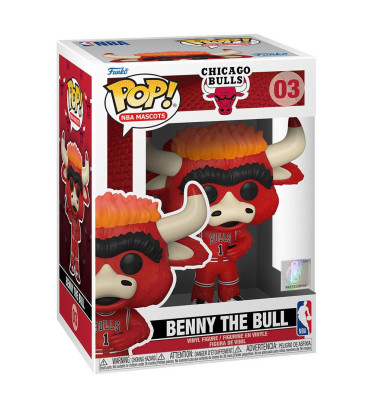 BENNY THE BULLS / CHICAGO BULLS / FIGURINE FUNKO POP BENNY THE BULLS / CHICAGO BULLS / FIGURINE FUNKO POP