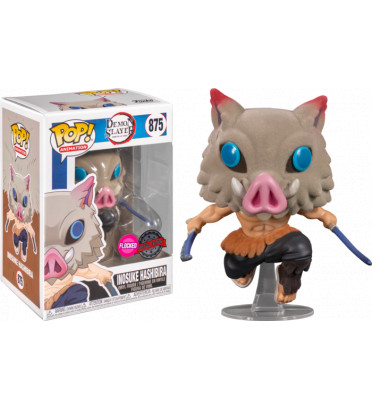 INOSUKE HASHIBIRA / DEMON SLAYER / FIGURINE FUNKO POP / EXCLUSIVE SPECIAL EDITION / FLOCKED