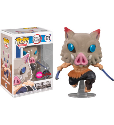 INOSUKE HASHIBIRA / DEMON SLAYER / FIGURINE FUNKO POP / EXCLUSIVE SPECIAL EDITION / FLOCKED INOSUKE HASHIBIRA / DEMON SLAYER / FIGURINE FUNKO POP / EXCLUSIVE SPECIAL EDITION / FLOCKED