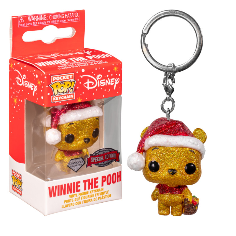 HOLIDAY WINNIE THE POOH / WINNIE L'OURSON / FUNKO POCKET POP / EXCLUSIVE SPECIAL EDITION / DIAMOND