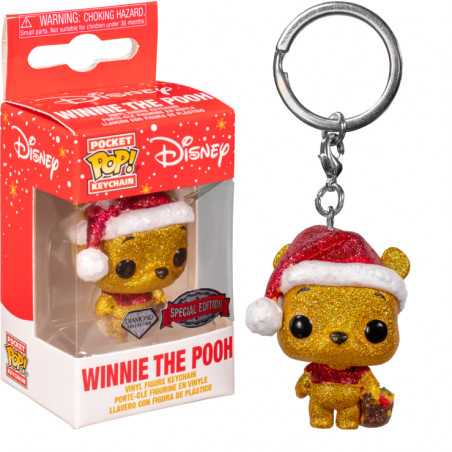 HOLIDAY WINNIE THE POOH / WINNIE L'OURSON / FUNKO POCKET POP / EXCLUSIVE SPECIAL EDITION / DIAMOND