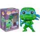 LEONARDO ARTIST WITH POP PROTECTOR / LES TORTUES NINJA / FIGURINE FUNKO POP / EXCLUSIVE SPECIAL EDITION