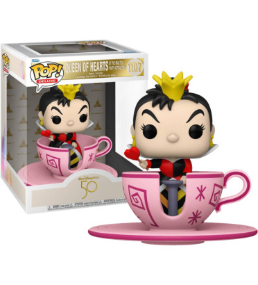 QUEEN OF HEARTS AT THE MAD TEA PARTY ATTRACTION / DISNEY WORLD / FIGURINE FUNKO POP / EXCLUSIVE SPECIAL EDITION QUEEN OF HEARTS AT THE MAD TEA PARTY ATTRACTION / DISNEY WORLD / FIGURINE FUNKO POP / EXCLUSIVE SPECIAL EDITION