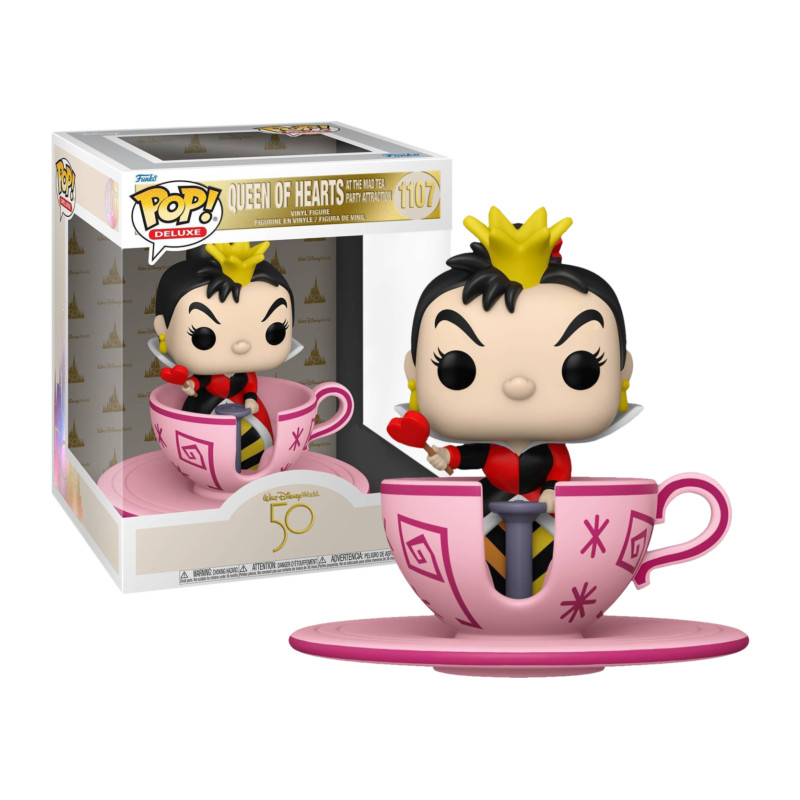QUEEN OF HEARTS AT THE MAD TEA PARTY ATTRACTION / DISNEY WORLD / FIGURINE FUNKO POP / EXCLUSIVE SPECIAL EDITION