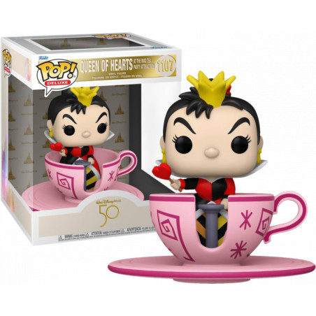 QUEEN OF HEARTS AT THE MAD TEA PARTY ATTRACTION / DISNEY WORLD / FIGURINE FUNKO POP / EXCLUSIVE SPECIAL EDITION