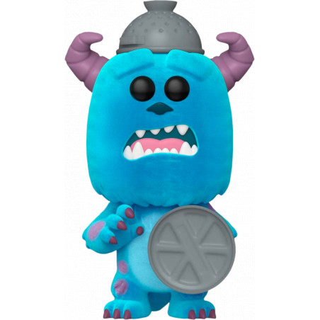 SULLEY WITH LID / MONSTERS INC / FIGURINE FUNKO POP / EXCLUSIVE SPECIAL EDITION / FLOCKED