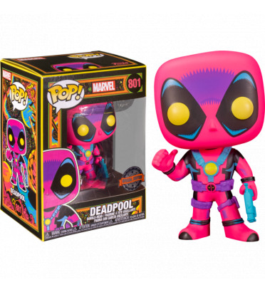 DEADPOOL / BLACK LIGHT / FIGURINE FUNKO POP / EXCLUSIVE SPECIAL EDITION