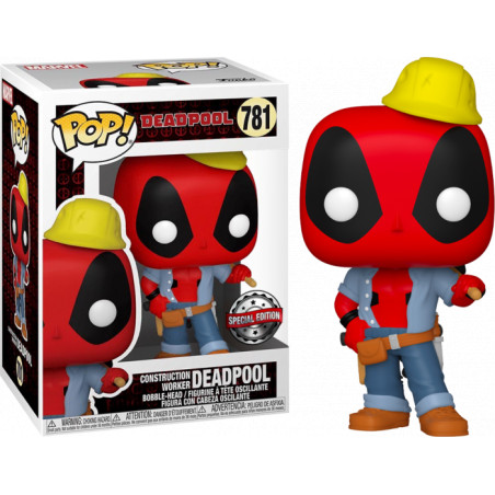 Figurine Construction Worker Deadpool / Deadpool / Funko Pop