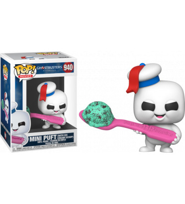 MINI PUFT WITH ICE CREAM SCOOP / GHOSTBUSTERS AFTERLIFE / FIGURINE FUNKO POP / EXCLUSIVE SPECIAL EDITION