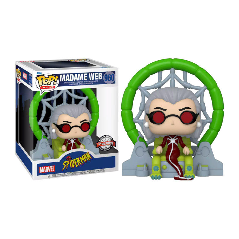 MADAME WEB / SPIDER-MAN ANIMATED SERIES / FIGURINE FUNKO POP / EXCLUSIVE SPECIAL EDITION