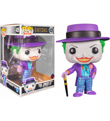 THE JOKER WITH HAT SUPER OVERSIZED / BATMAN / FIGURINE FUNKO POP / EXCLUSIVE SPECIAL EDITION