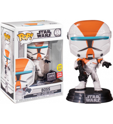 BOSS / STAR WARS REPUBLIC COMMANDO / FIGURINE FUNKO POP / EXCLUSIVE SPECIAL EDITION