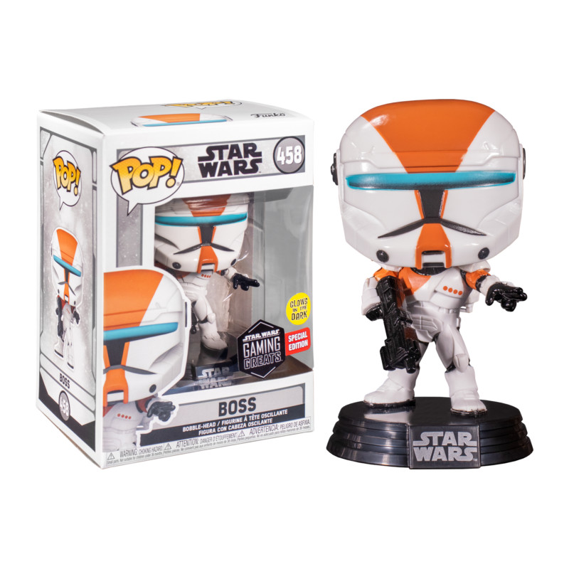 BOSS / STAR WARS REPUBLIC COMMANDO / FIGURINE FUNKO POP / EXCLUSIVE SPECIAL EDITION