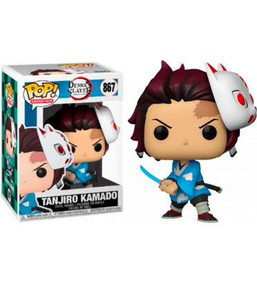 TANJIRO KAMADO WITH MASK / DEMON SLAYER / FIGURINE FUNKO POP / EXCLUSIVE SPECIAL EDITION