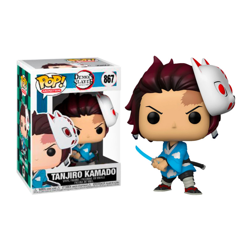 TANJIRO KAMADO WITH MASK / DEMON SLAYER / FIGURINE FUNKO POP / EXCLUSIVE SPECIAL EDITION