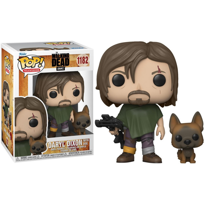 DARYL DIXON WITH DOG / THE WALKING DEAD / FIGURINE FUNKO POP