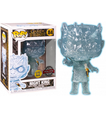 NIGHT KING WITH DAGGER / GAME OF THRONES / FIGURINE FUNKO POP / EXCLUSIVE SPECIAL EDITION / GITD