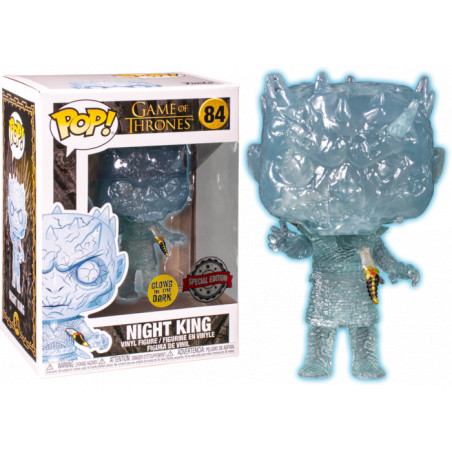 NIGHT KING WITH DAGGER / GAME OF THRONES / FIGURINE FUNKO POP / EXCLUSIVE SPECIAL EDITION / GITD