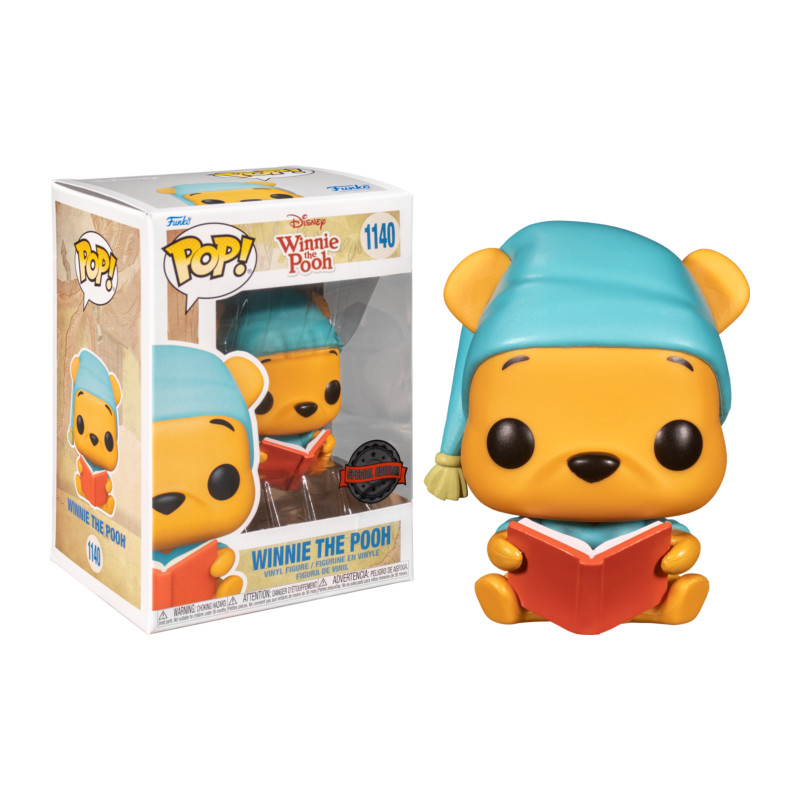 WINNIE THE POOH READING / WINNIE LOURSON / FIGURINE FUNKO POP / EXCLUSIVE SPECIAL EDITION