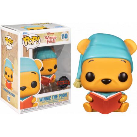 WINNIE THE POOH READING / WINNIE L'OURSON / FIGURINE FUNKO POP / EXCLUSIVE SPECIAL EDITION