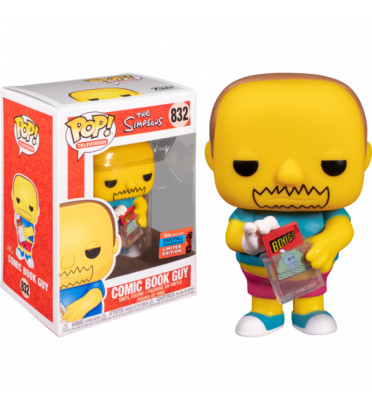 COMIC BOOK GUY / LES SIMPSONS / FIGURINE FUNKO POP / EXCLUSIVE NYCC 2020