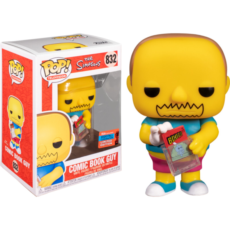 COMIC BOOK GUY / LES SIMPSONS / FIGURINE FUNKO POP / EXCLUSIVE NYCC 2020