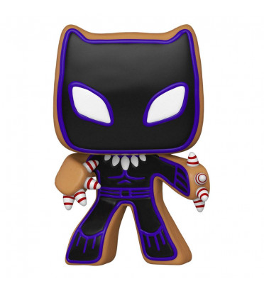 GINGERBREAD BLACK PANTHER / HOLIDAY MARVEL / FIGURINE FUNKO POP