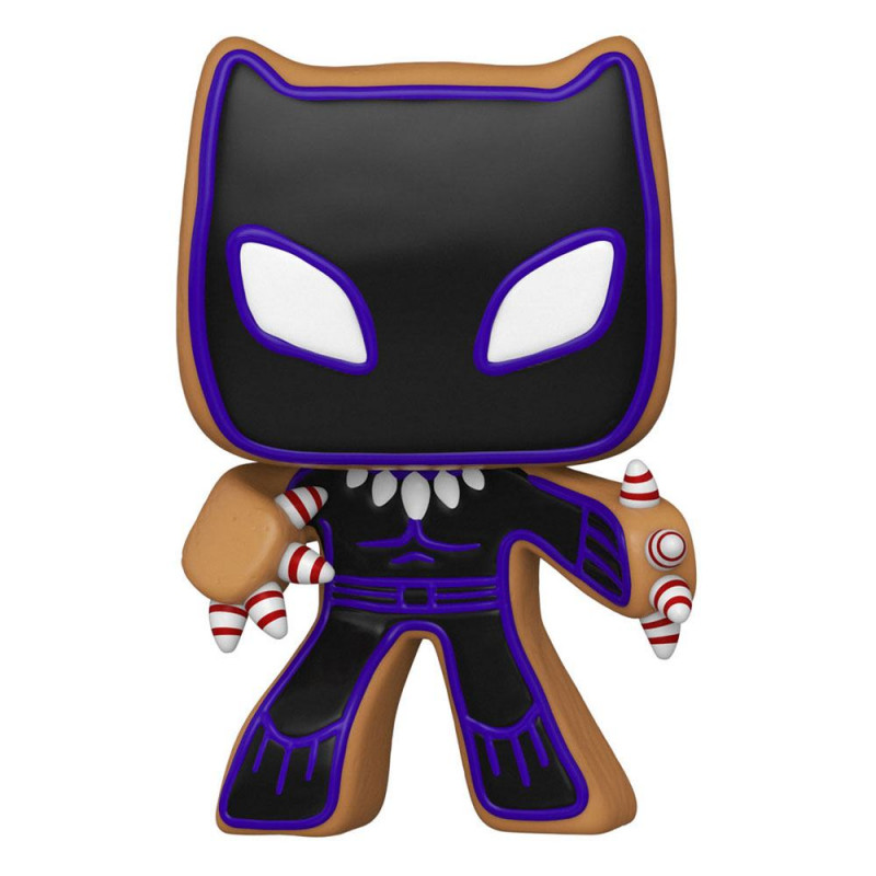 GINGERBREAD BLACK PANTHER / HOLIDAY MARVEL / FIGURINE FUNKO POP