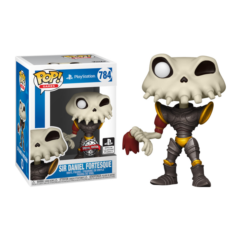 SIR FORTESQUE / PLAYSTATION / FIGURINE FUNKO POP / EXCLUSIVE SPECIAL EDITION